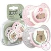 LOVI világító nyugtató cumi 0-6 hó 2 db. CapiChill Girl Capibara
