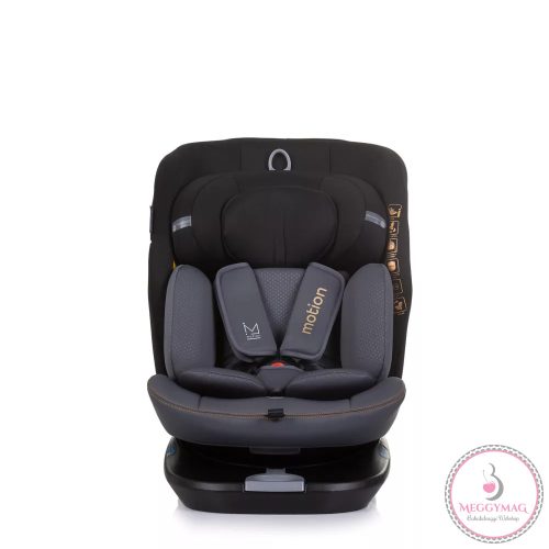 Chipolino Motion 360 autósülés I-Size 40-150cm - Obsidian 