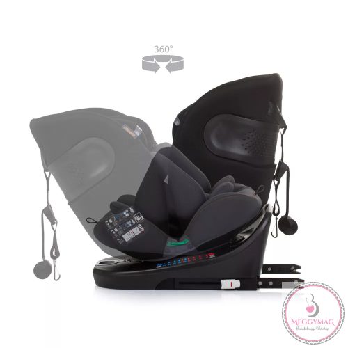 Chipolino Motion 360 autósülés I-Size 40-150cm - Obsidian 