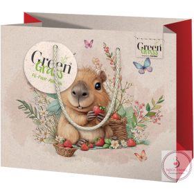 Díszzacskó közepes fekvő 18 x 10 x 23 cm Capibara 