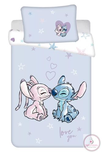 Disney Lilo és Stitch, A csillagkutya Purple gyerek ágyneműhuzat 100×135 cm, 40×60 cm