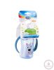 Tanulópohár puha ivócsőrrel 320 ml 6 h+ Cute Animals kék
