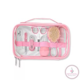 Lorelli babaápolási szett tartóban - Blush pink 