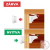Mágneses Szekrény-, Fiókzár, 4 db zár + 1 db mágneses kulcs