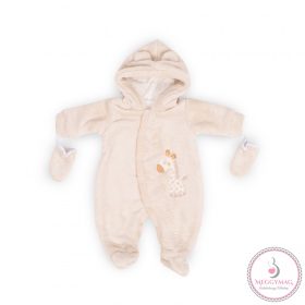 Wellsoft kapucnis baba overál 62 – bézs 