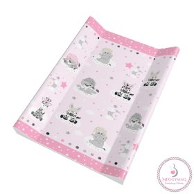 Merev pelenkázó lap 50*70 cm Afrikai álom pink 