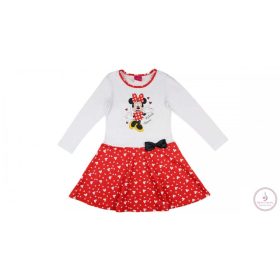Disney Minnie hosszú ujjú lányka ruha, 86-os