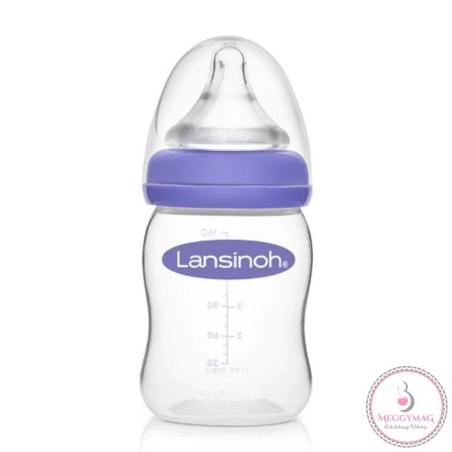 Lansinoh 2 fázisú kompakt elektromos mellszívó + 160ml cumisüveg szettben