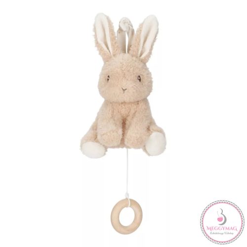 Little Dutch felhúzható zenélő nyuszi-  Newborn Naturals