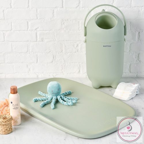 Nattou pelenka tároló Dropy zöld