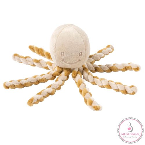 Nattou játék plüss 23cm Lapidou - Octopus karamell