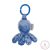 Nattou felhúzós rezgő játék plüss Lapidou - Octopus kék