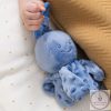 Nattou felhúzós rezgő játék plüss Lapidou - Octopus kék