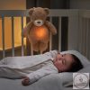 Nattou éjjeli fény zenélő plüss Sleepy maci barna