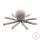 Nattou játék plüss 23cm Lapidou - Octopus Szürke