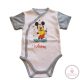 Disney Mickey rövid ujjú elöl patentos baba body 68-as