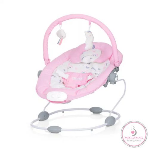 Chipolino Siesta zenélő-rezgő pihenőszék - Unicorn pink