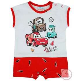 Disney Cars baby/Verdák ujjatlan baba napozó, 74-es
