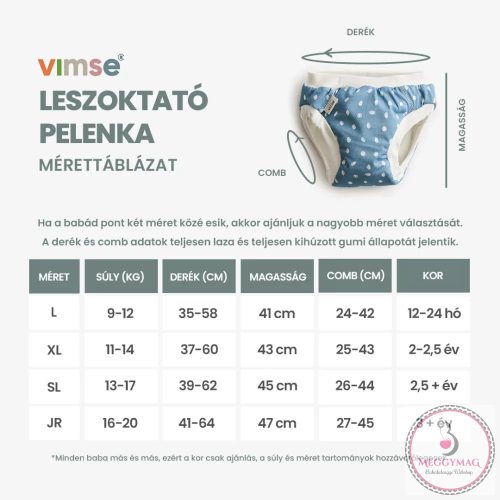 Vimse leszoktató pelenka - Monkey 9-12 kg L-es