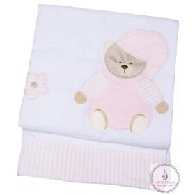 55043714 Babybruin takaró prémium 140X110cm, rózsaszín