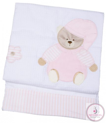 55043714 Babybruin takaró prémium 140X110cm, rózsaszín