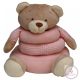 55043722 Gyűrűs maci 17 cm, Rózsa