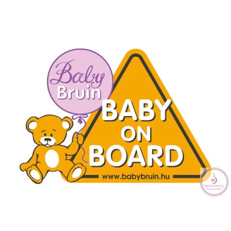 55043930 Baby On Board Autó matrica