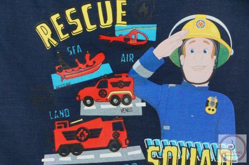 Vállfás oviszsák Sam a tűzoltó mintával