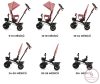 KINDERKRAFT tricikli Aveo Rose pink