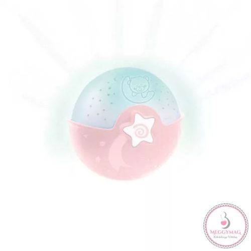 Infantino éjjeli fény és projektor - pink, UTOLSÓ DARAB!