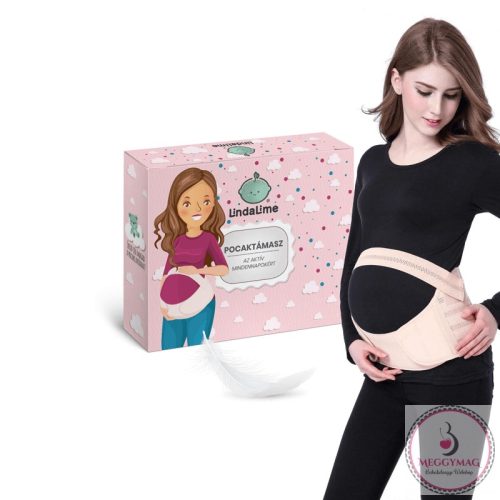 LL kismama pocaktámasz –Méret: L (100-145CM) barack szín, KÉSZLETEN A BOLTBAN!