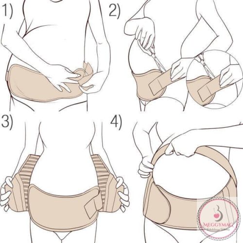 LL kismama pocaktámasz –Méret: L (100-145CM) barack szín, KÉSZLETEN A BOLTBAN!