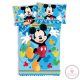 Disney Mickey Joyful gyerek, ovis ágyneműhuzat 100×135 cm, 40×60 cm