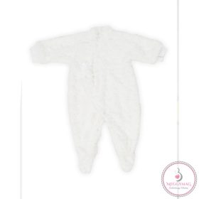 Berrybaby szőrmés wellsoft baba overál fehér 62-68