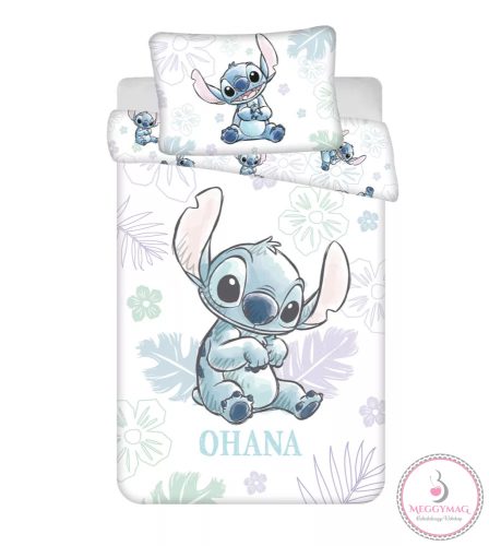 Disney Lilo és Stitch, A csillagkutya Ohana white gyerek, ovis ágyneműhuzat 100×135 cm, 40×60 cm