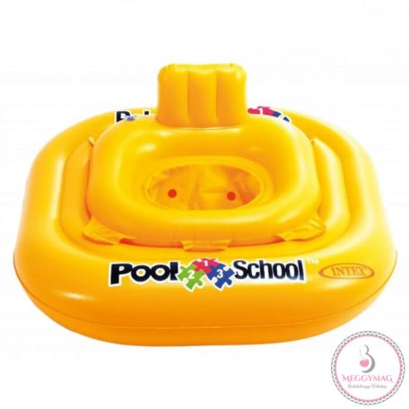 Intex Pool School Deluxe Beülős bébi úszógumi ~1-2 éves korig 