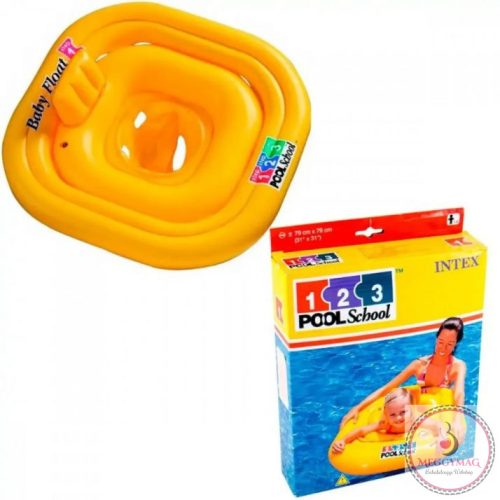 Intex Pool School Deluxe Beülős bébi úszógumi ~1-2 éves korig