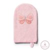BabyOno fürdetőkesztyű - bambusz lepke/rózsaszín 347/07