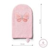 BabyOno fürdetőkesztyű - bambusz lepke/rózsaszín 347/07
