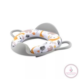   Lorelli párnázott WC szűkítő háttámlával - Grey Animals