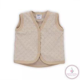 Baba mellény - Mogyoró minky - 74