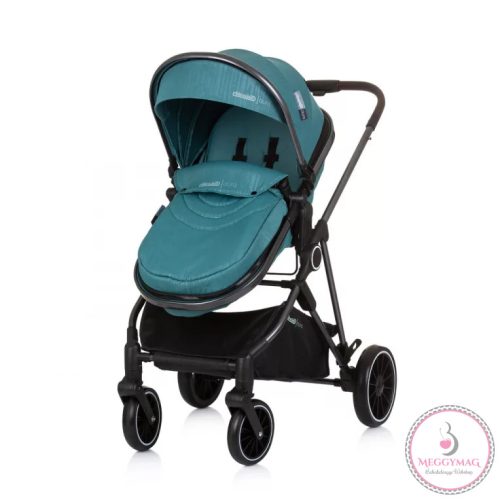 Chipolino AURA babakocsi mózessé alakítható sportrésszel - Teal