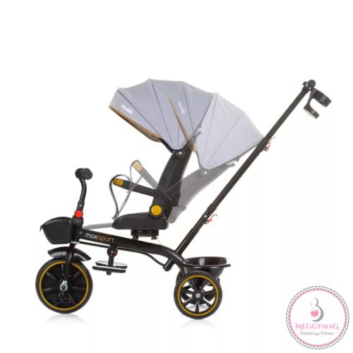 Chipolino Max Sport tricikli kupolával - Charcoal