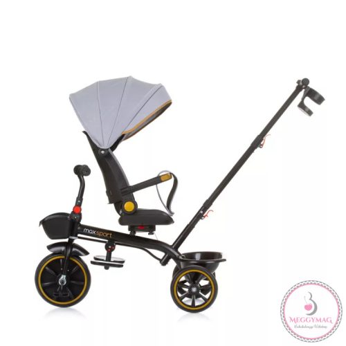 Chipolino Max Sport tricikli kupolával - Charcoal