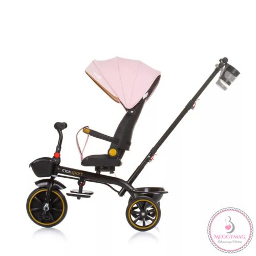 Chipolino Max Sport tricikli kupolával - Flamingo