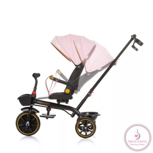 Chipolino Max Sport tricikli kupolával - Flamingo