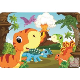 Dínós tányéralátét