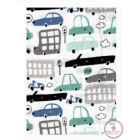 Tetra kifogó mintás 90x60 cm - Járművek 