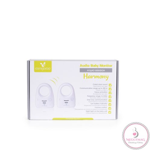 HARMONY bébiőr digitális 2,4GHz, 2irányú, éjszakai fénnyel, KÉSZLETEN A BOLTBAN!