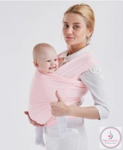 LL rugalmas hordozókendő, rózsaszín, KÉSZLETEN A BOLTBAN!